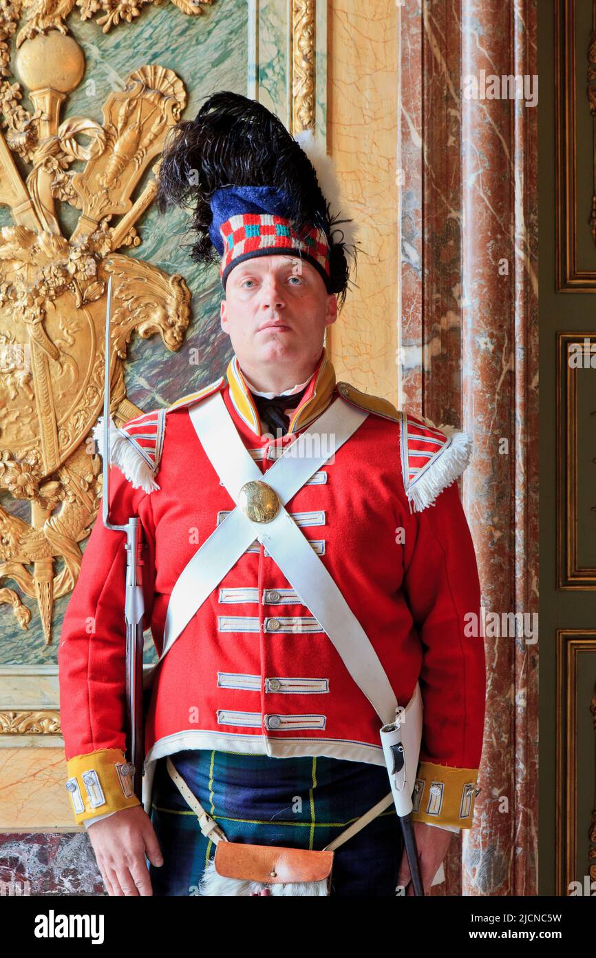 A sentry of the 92nd (Gordon Highlanders) Regiment of Foot at the