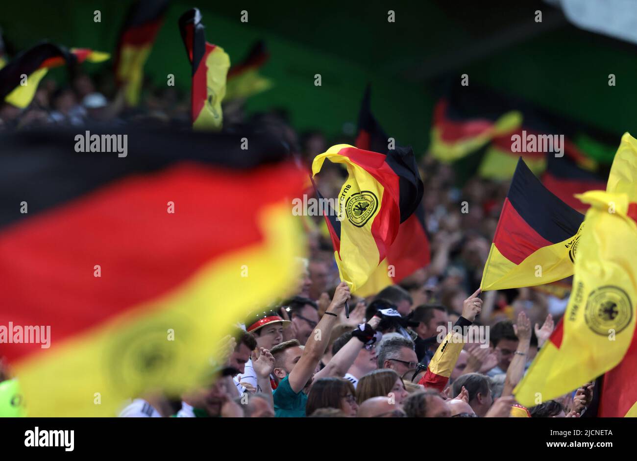 Fahne Flagge Frankreich Deutschland France Germany DFB UEFA Nations League 2018 