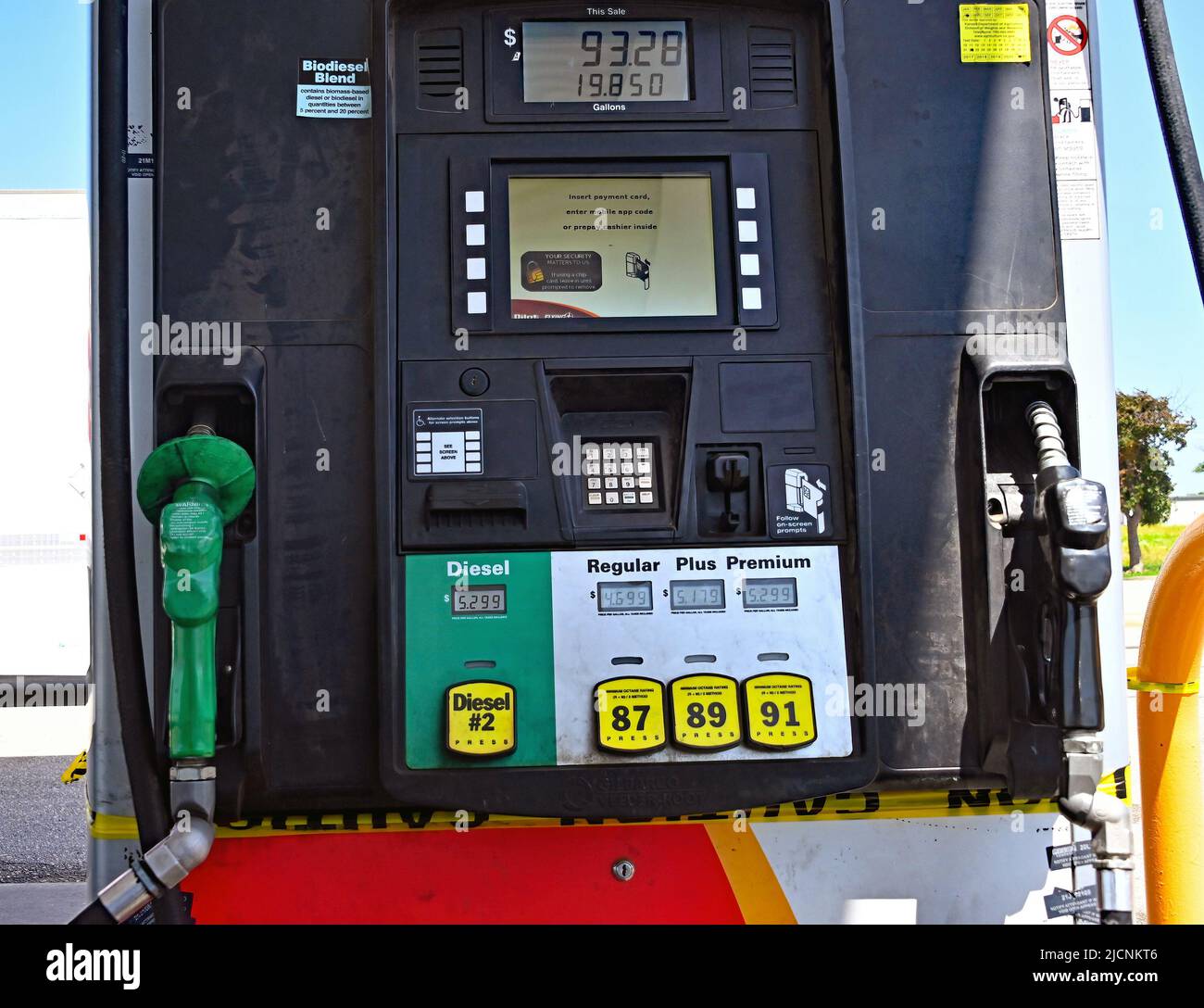 EMPORIA, KANSAS JUNE 14, 2022 Today’s current Gasoline and Diesel