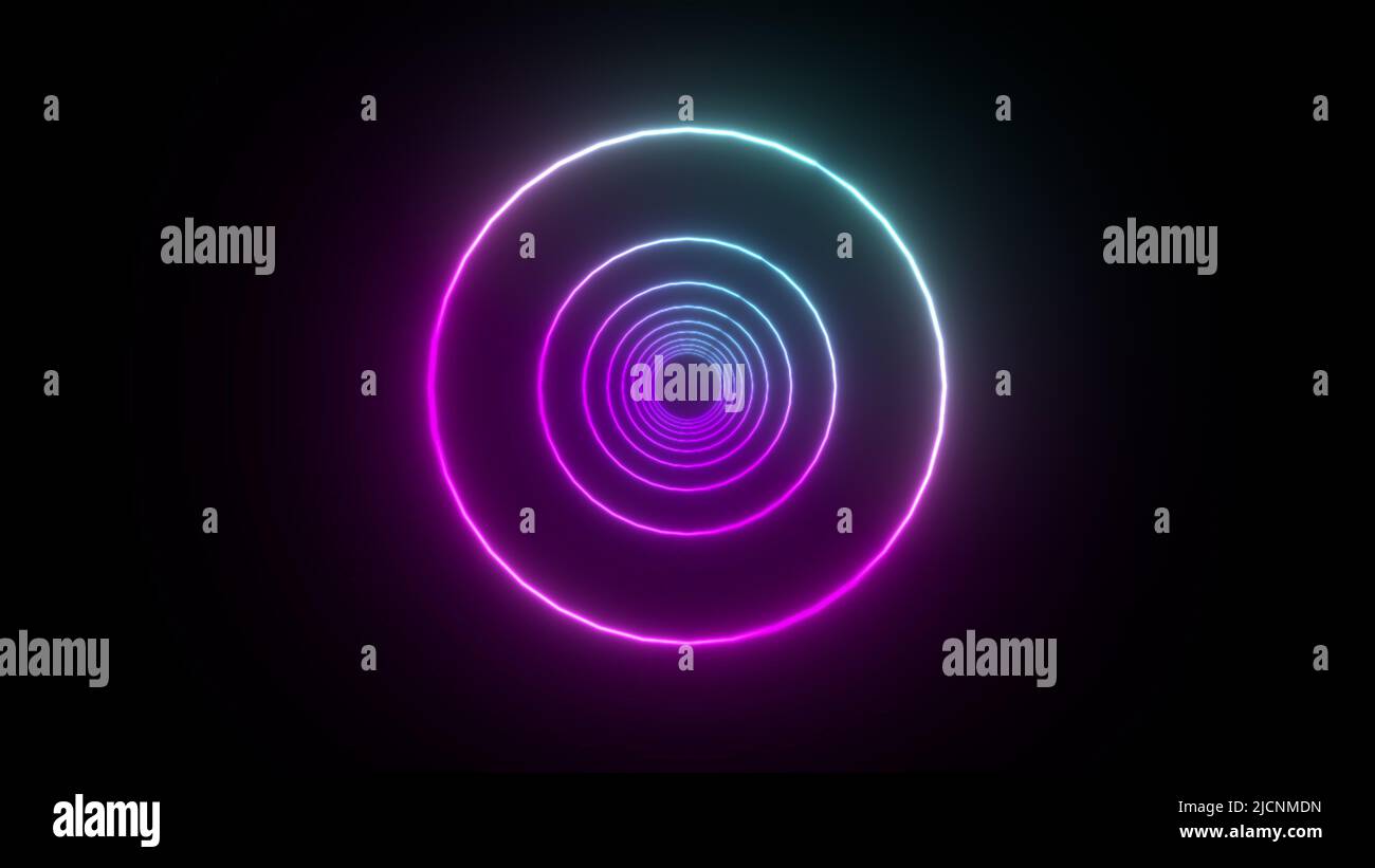 Rectangular Shape Tunnel Neon pink rectangular tunnel motion hi-res stock photography and images ...