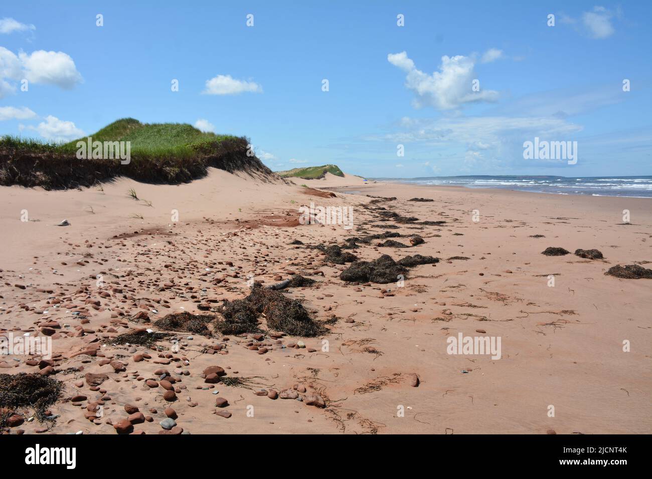 Atlantic storm with waves and grey water Stock Photo