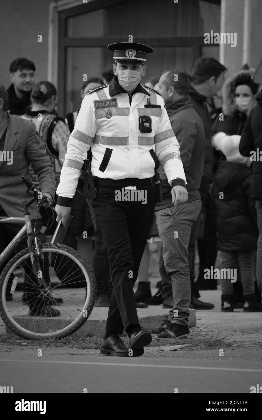 Police officer Black and White Stock Photos & Images - Alamy
