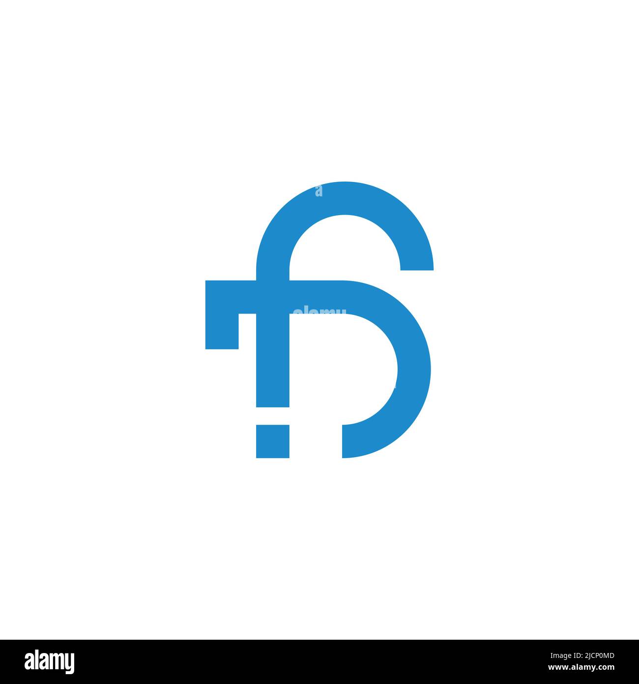 letter Dr simple linked line geometric logo vector Stock Vector