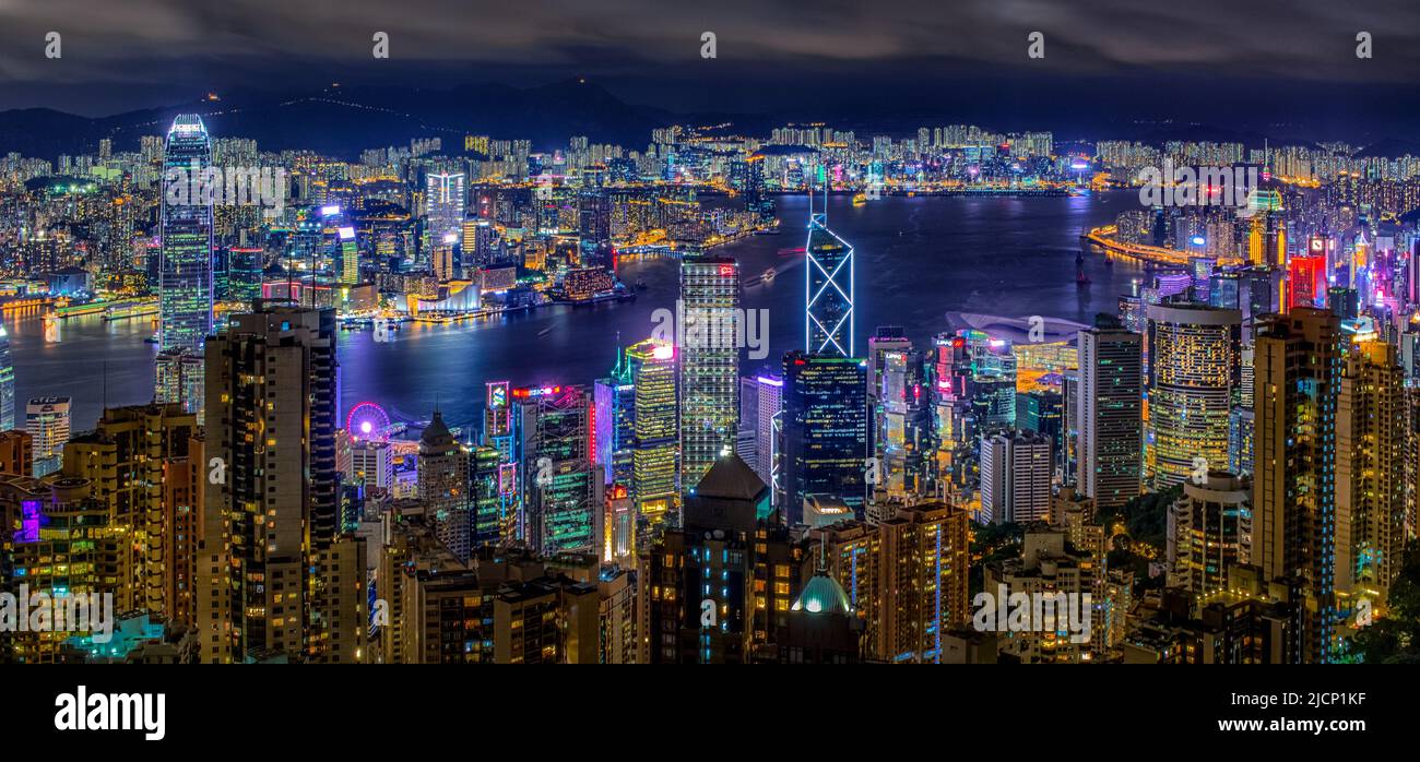 Hong Kong Skyline Stock Photo