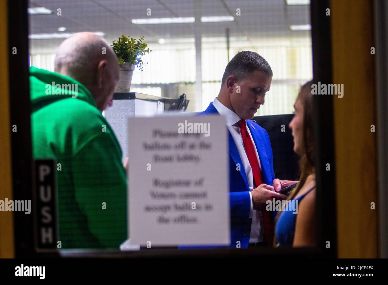 Reno, United States. 14th June, 2022. Gubernatorial candidate Joey