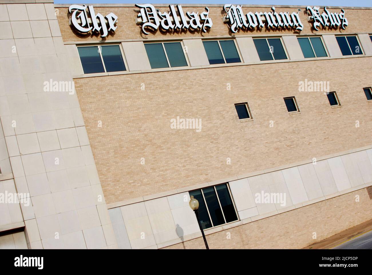 Dallas Morning News building in downtown Dallas Texas Stock Photo