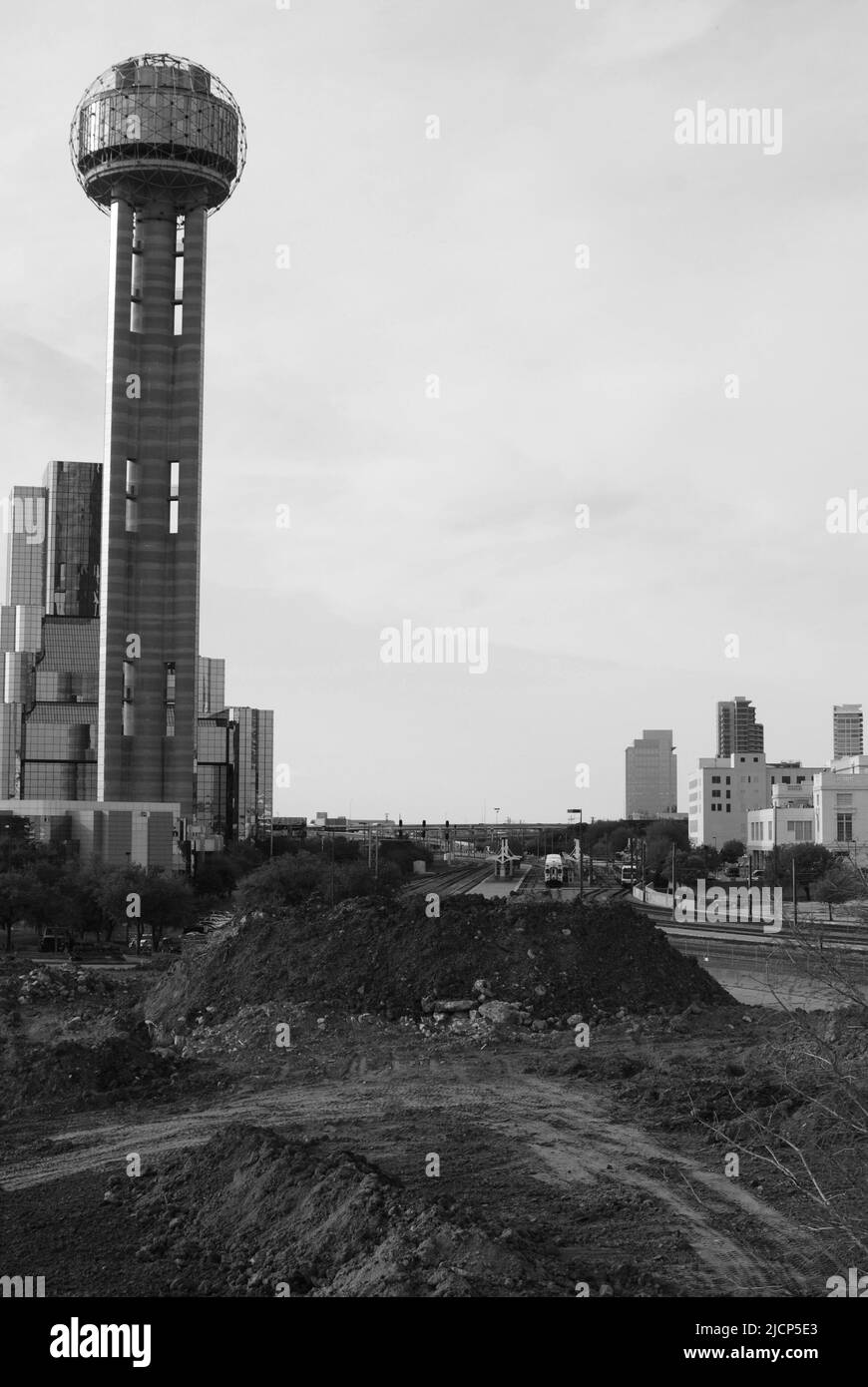 Dallas texas reunion tower Black and White Stock Photos & Images - Alamy