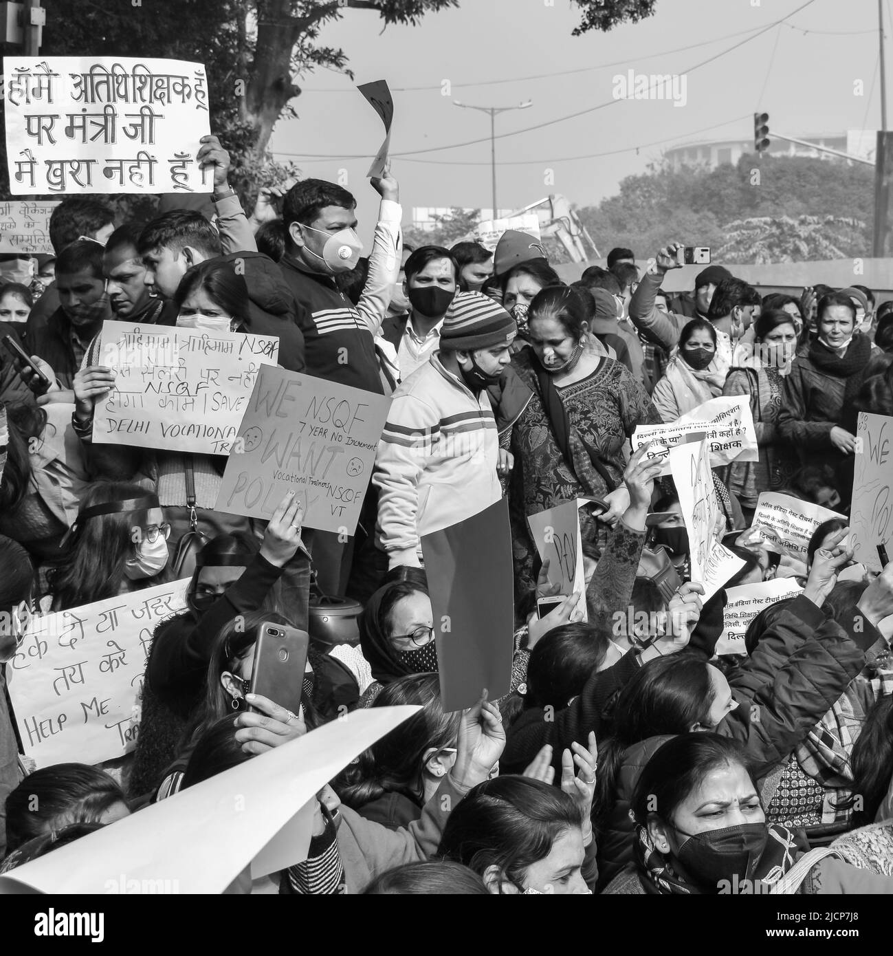 Ontario education protest Black and White Stock Photos & Images - Alamy
