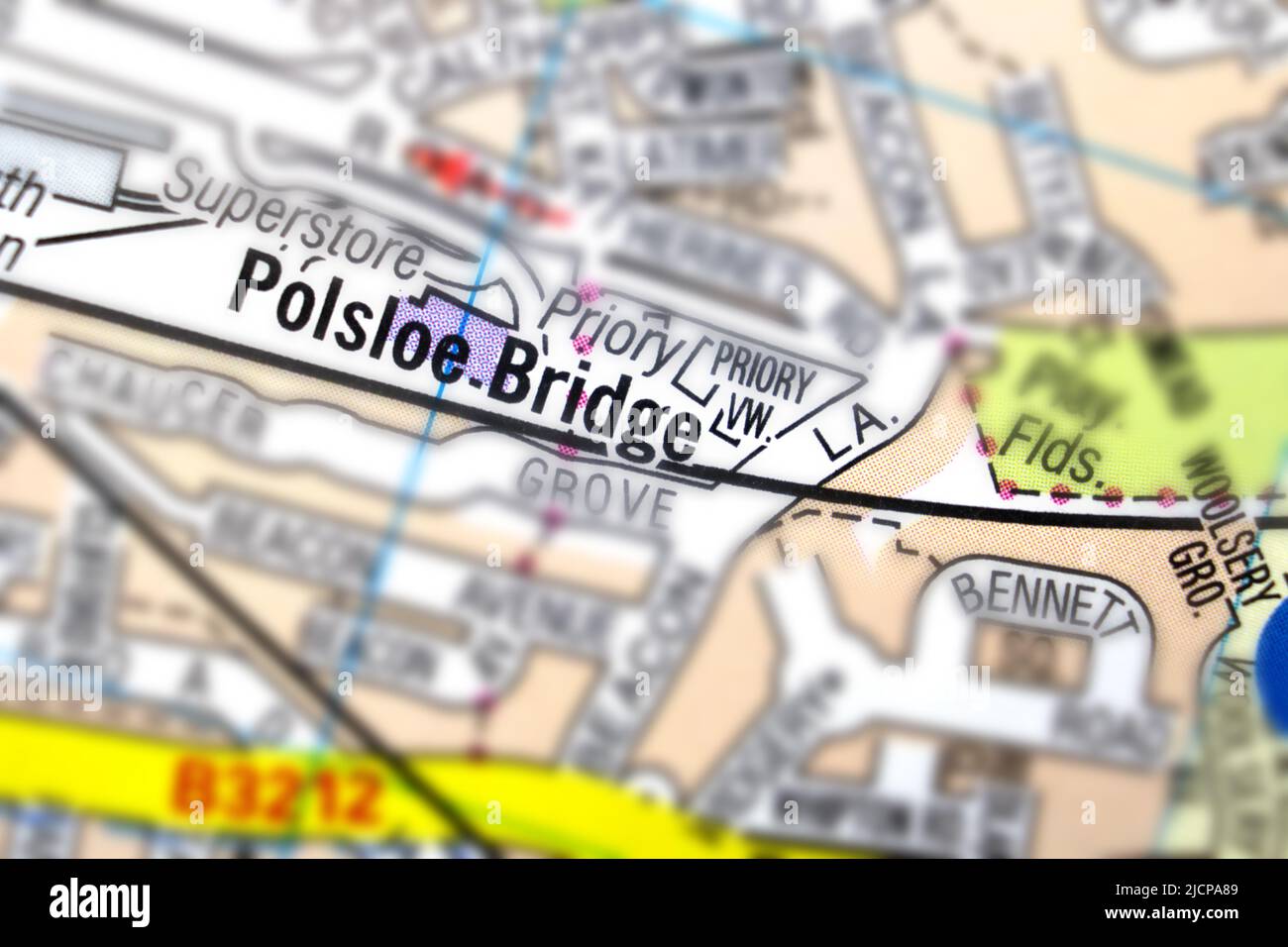 Polsloe Bridge district - Exeter City, Devon, United Kingdom colour ...