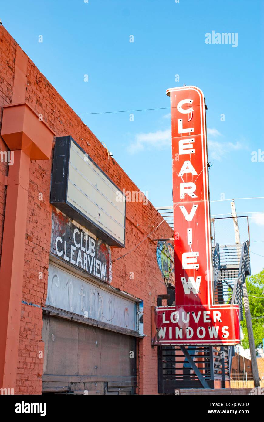 Deep Ellum Area of Dallas, Texas Exterior of the historic Club