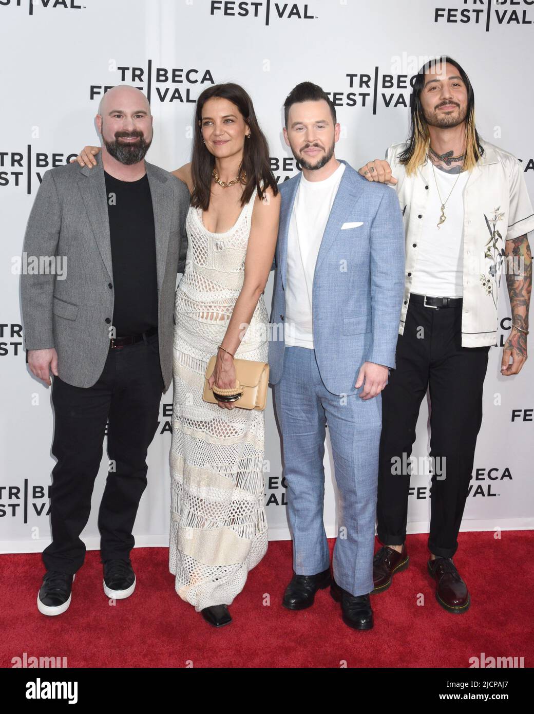 New York, NY, USA. 14th June, 2022. Jordan Beckerman, Katie Holmes