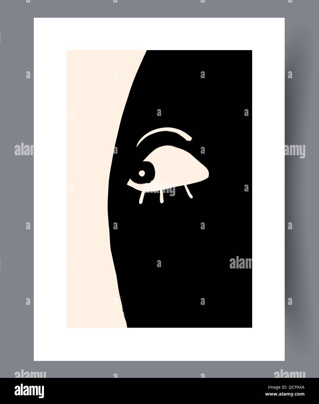 Art wall printable posters Stock Vector