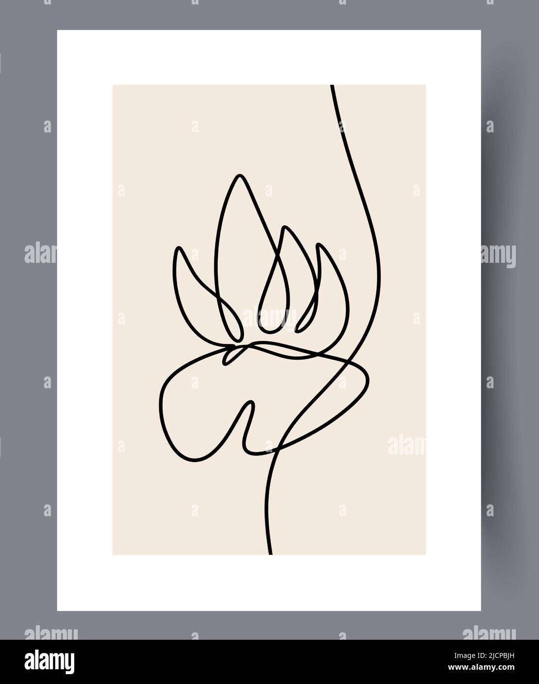 Minimalistic printable art wall posters Stock Vector