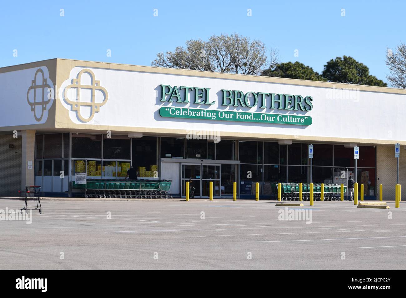 Patel Brothers ethnic grocery store in Irving, Texas Stock Photo
