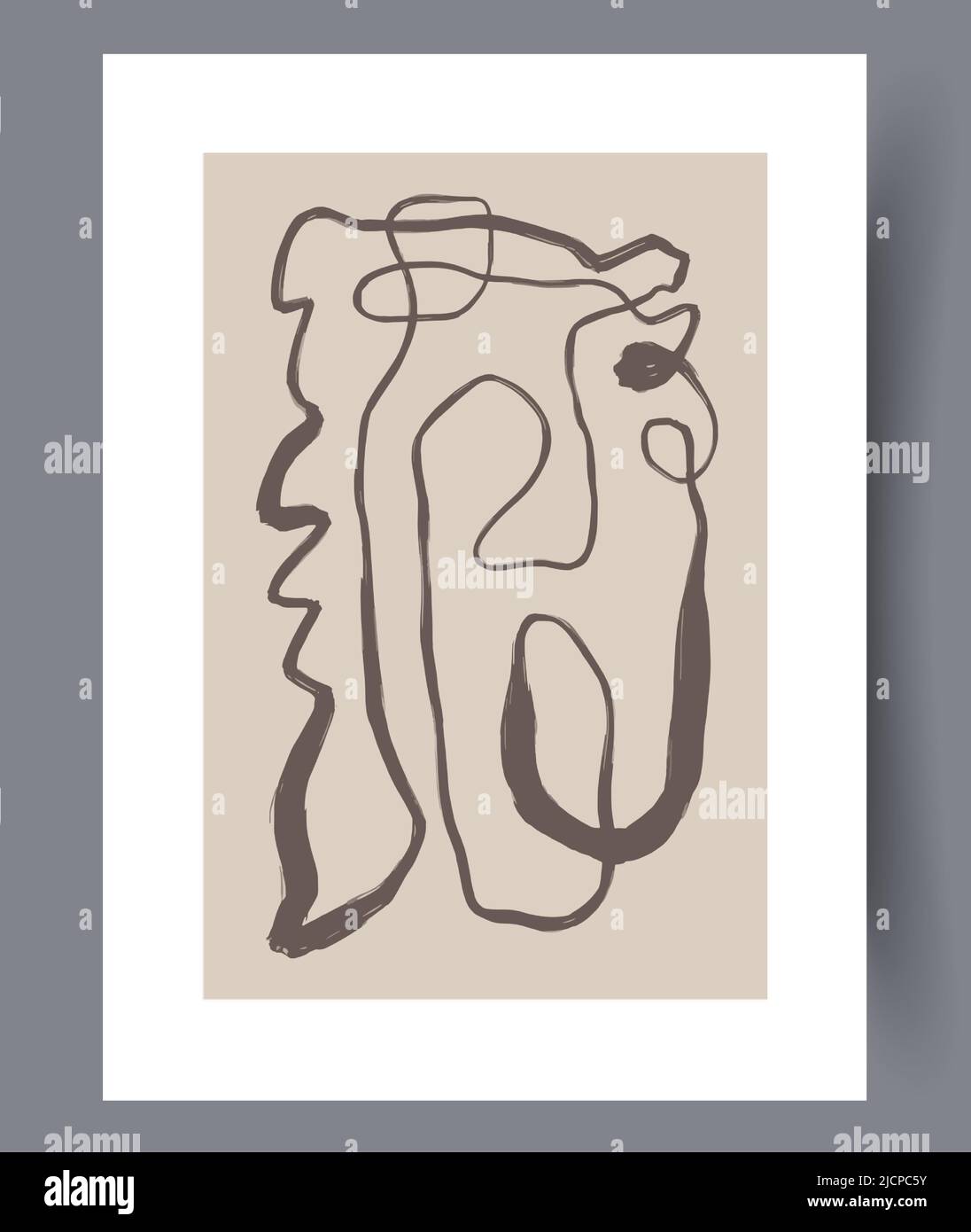 Minimalistic printable art wall posters Stock Vector Image & Art - Alamy