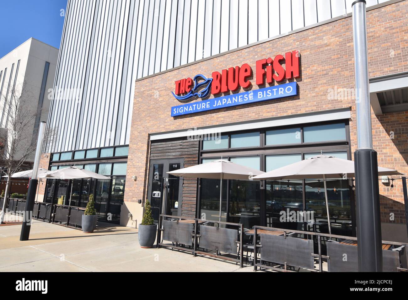 Exterior of The Blue Fish Restaurant at the Toyota Music Facotry in ...
