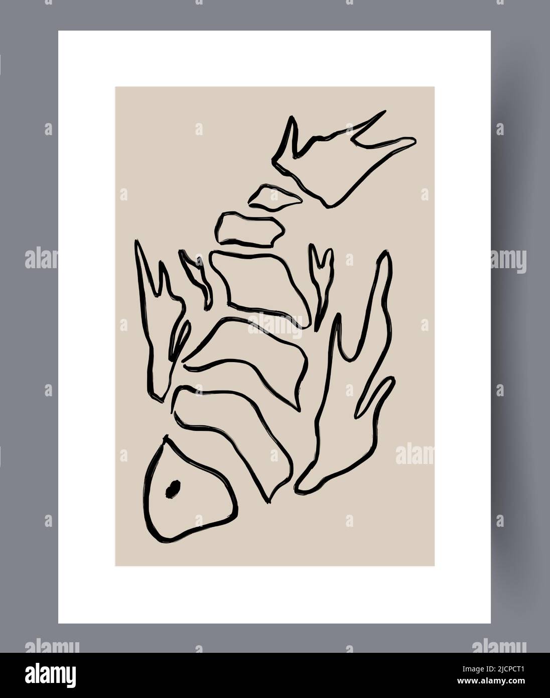 Minimalistic printable art wall posters Stock Vector Image & Art - Alamy