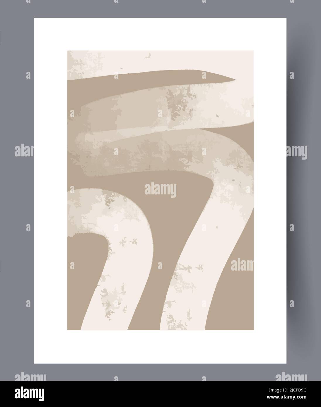 Minimalistic printable art wall posters  Stock Vector