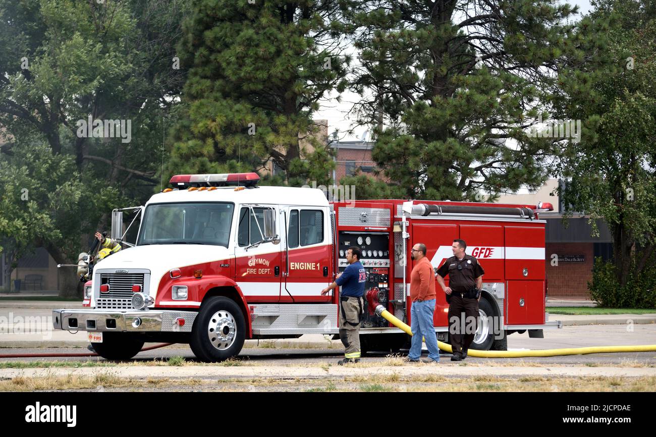 Guymon fire department hires stock photography and images Alamy