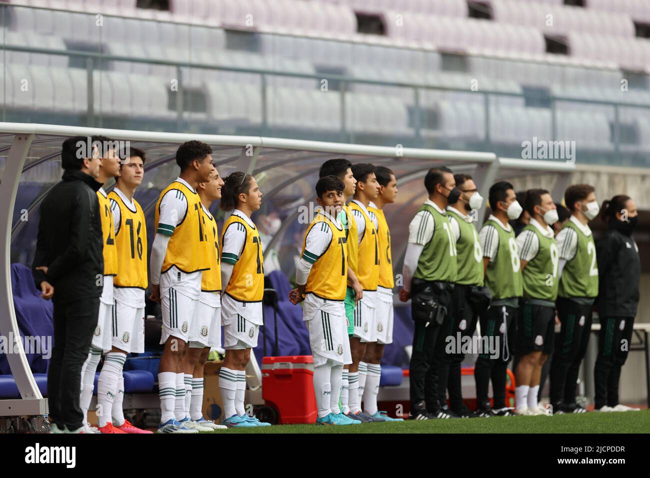 Yuatec Studium Sendai Miyagi Japan 12th June 22 Mexico Team Group June 12 22 Football Soccer U 16 International Dream Cup 22 Japan Match Between Japan 2 0 Mexico At Yuatec Studium
