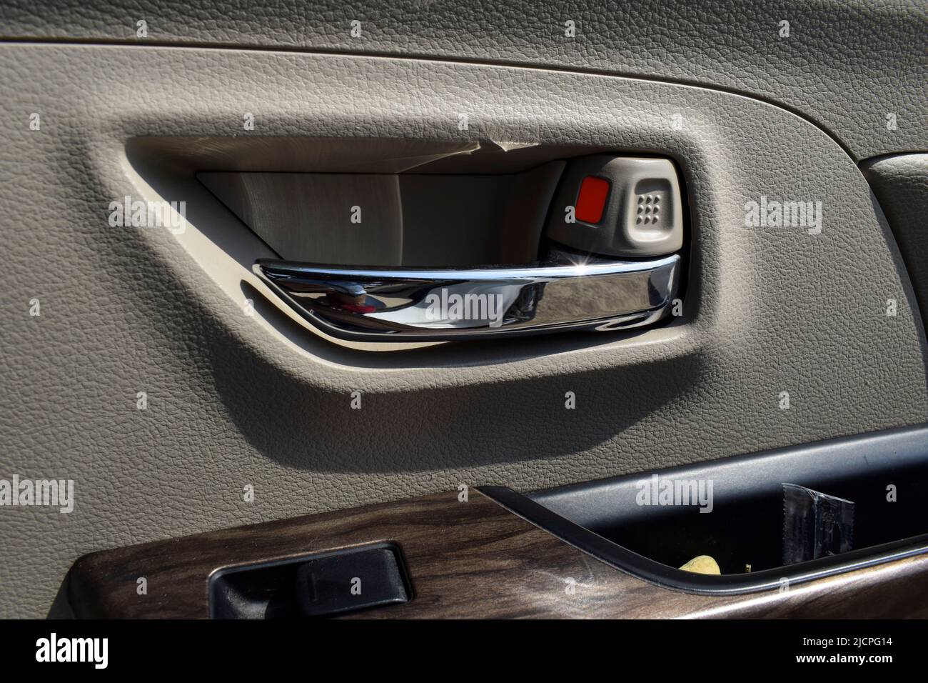 View of Car handle door open close Lock system from Interior of Maruti