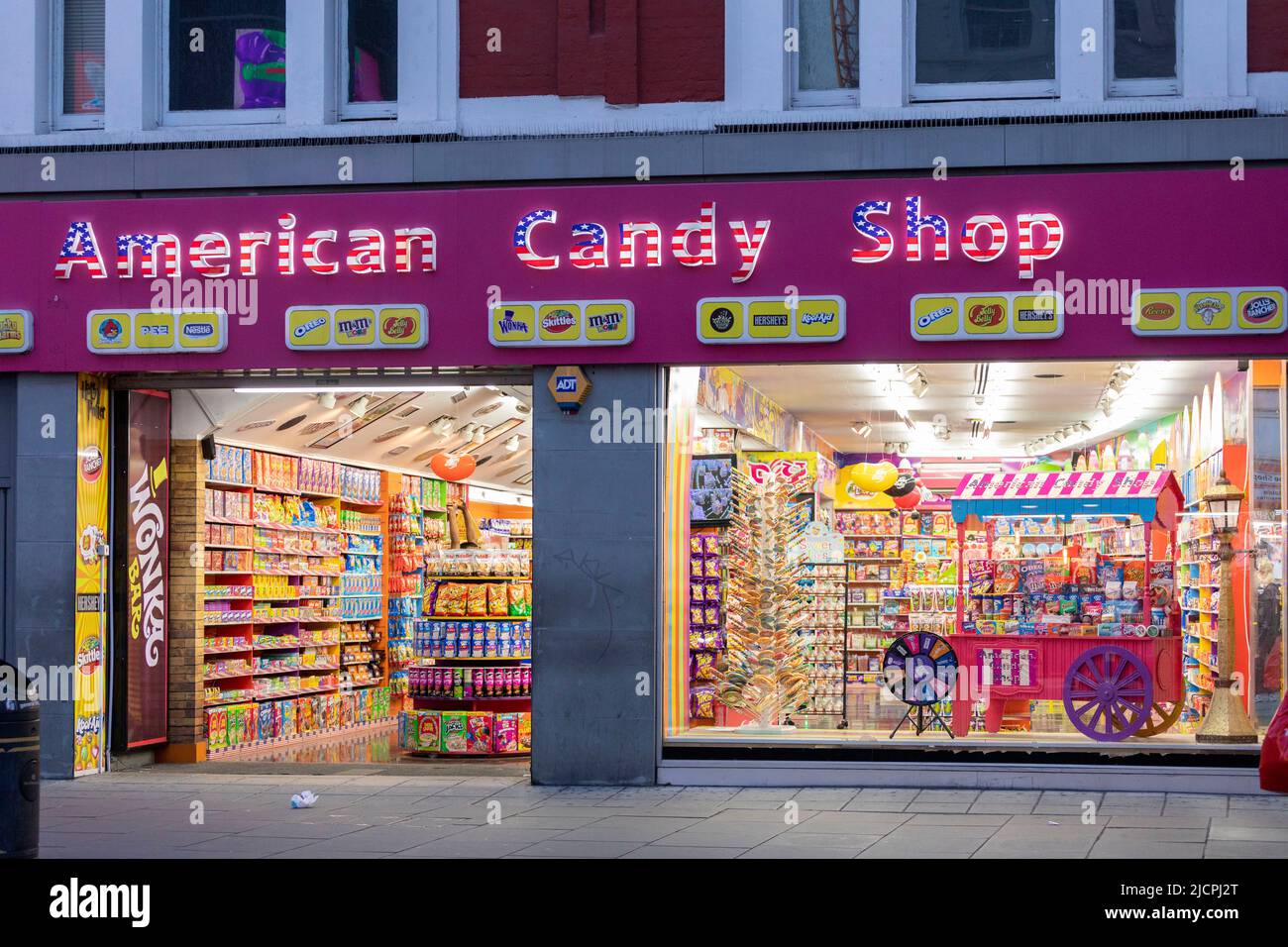 American sweet shop oxford street hires stock photography and images