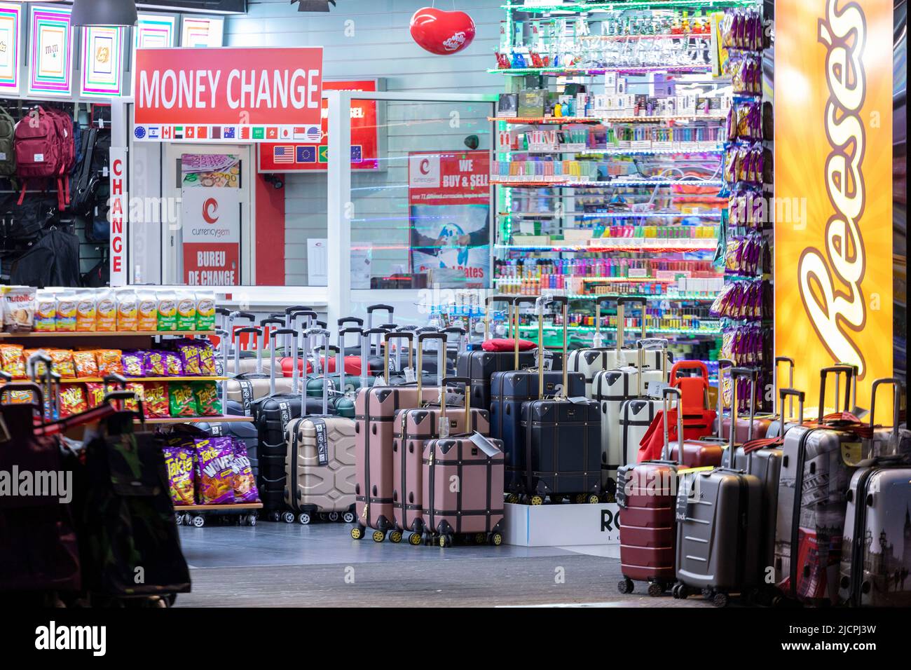 American Candy Shops have grown in numbers drastically on Oxford Street, who are now facing probs by the Westminster Council over alleged money launde Stock Photo