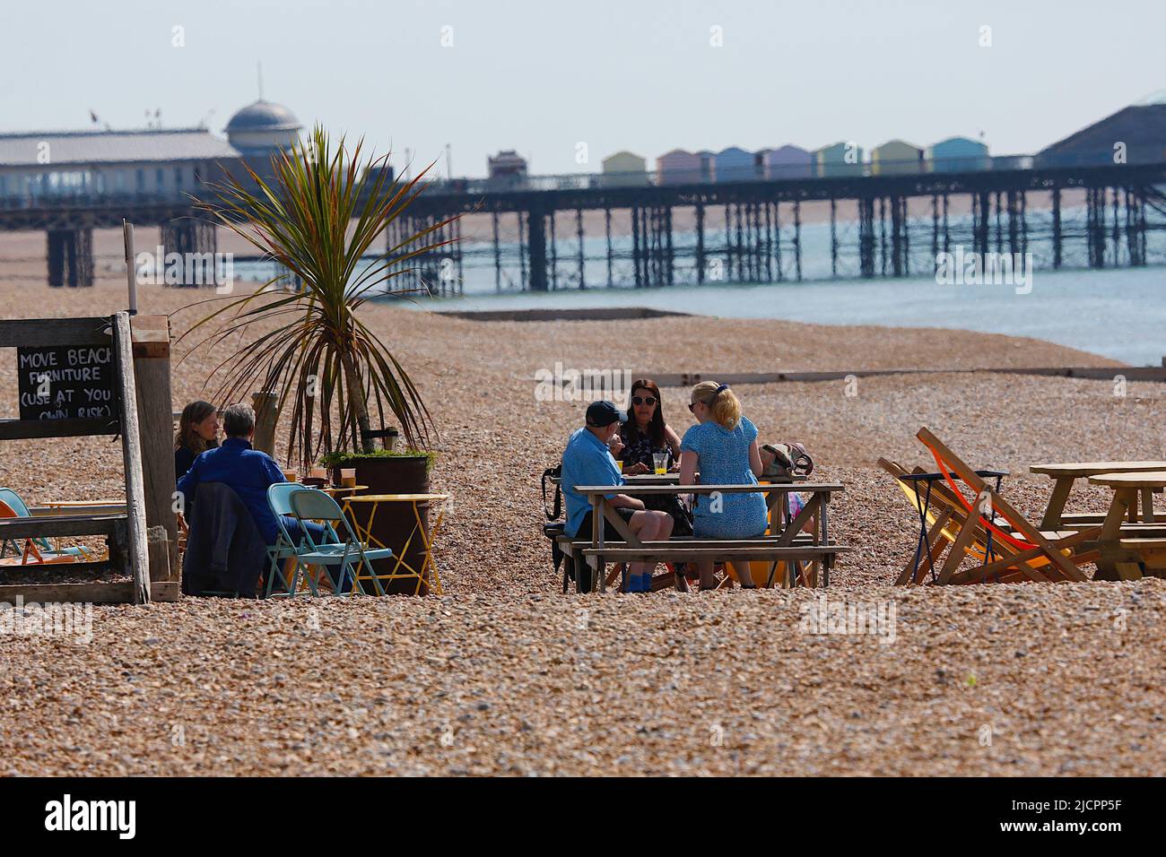 Hastings, East Sussex, UK. 15 Jun, 2022. UK Weather: Hot and sunny at the seaside town of Hastings in East Sussex as Brits enjoy the warm weather today along the seafront. Photo Credit: Paul Lawrenson /Alamy Live News Stock Photo