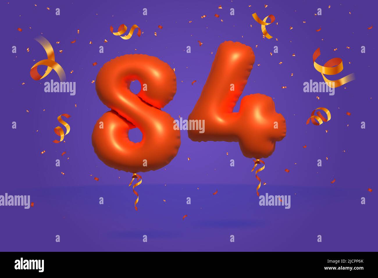 3d number 84 Stock Vector Images - Alamy