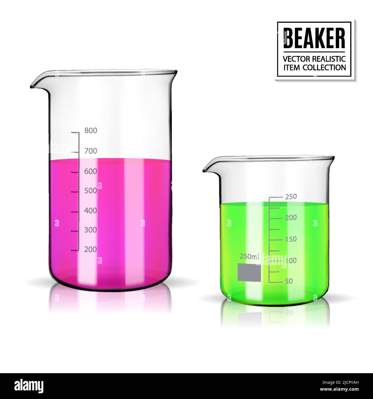 Measuring labware Stock Vector Images Alamy