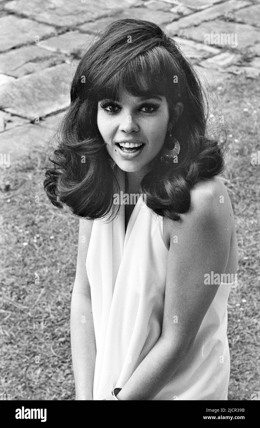 VIVIENNE VENTURA British-Columbian actress on the set of Finders Keepers in June 1966. Photo: Tony Gale Stock Photo