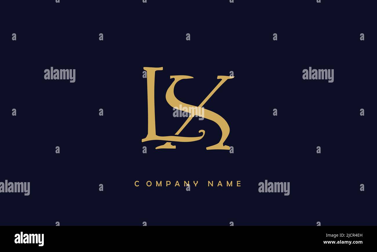 LX, XL Alphabets Letters Logo Monogram Stock Vector