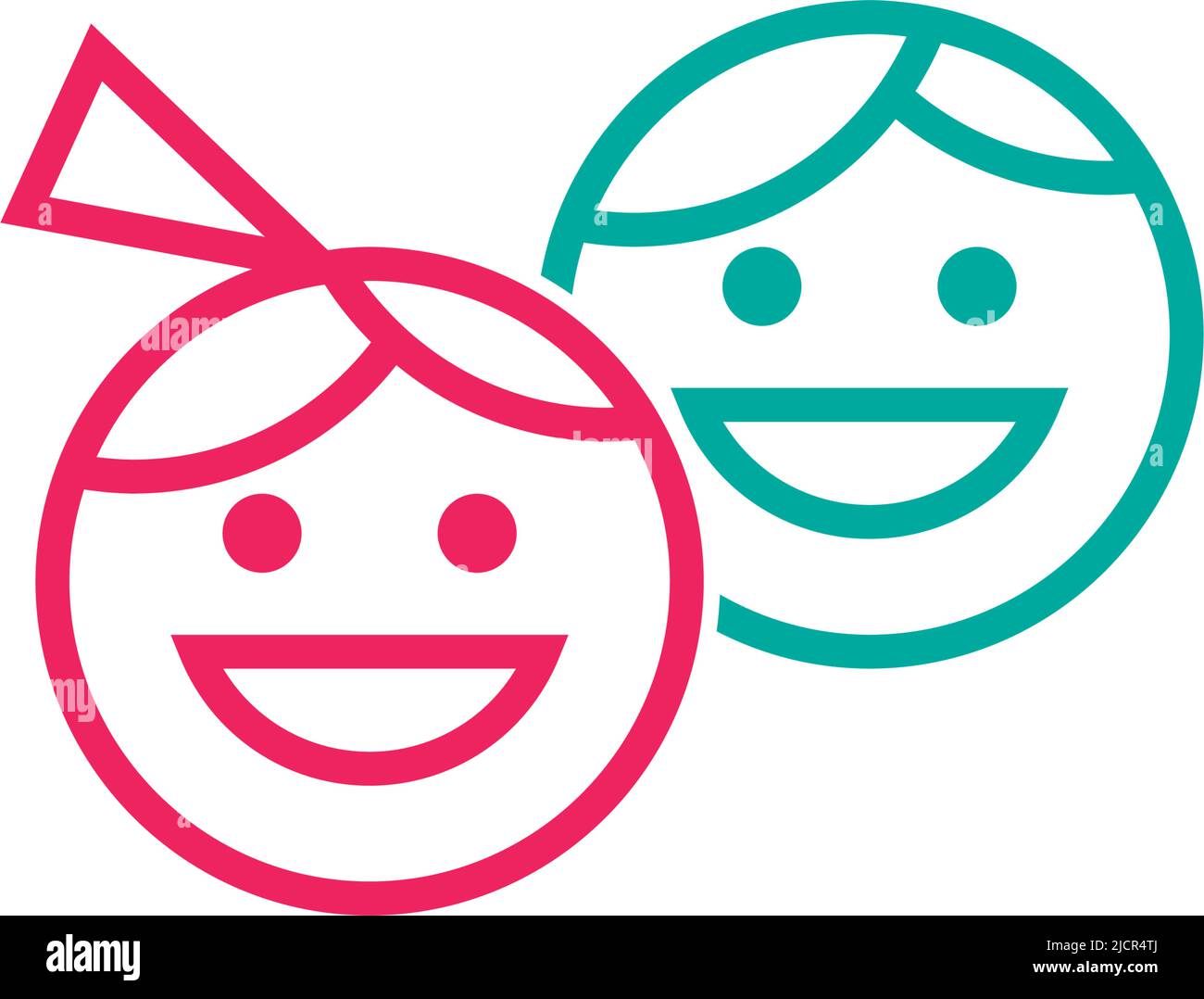 Community Care Logo design illustration template vector Stock Vector