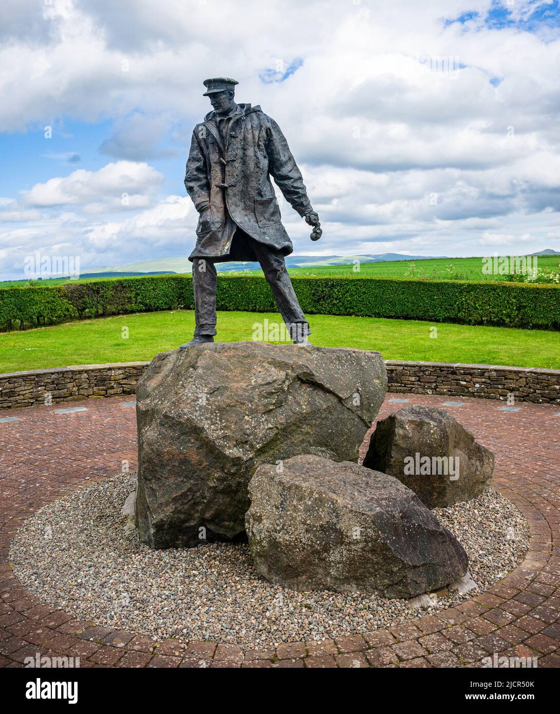 Doune, Perthshire, Scotland Memorial to David Stirling, Scottish