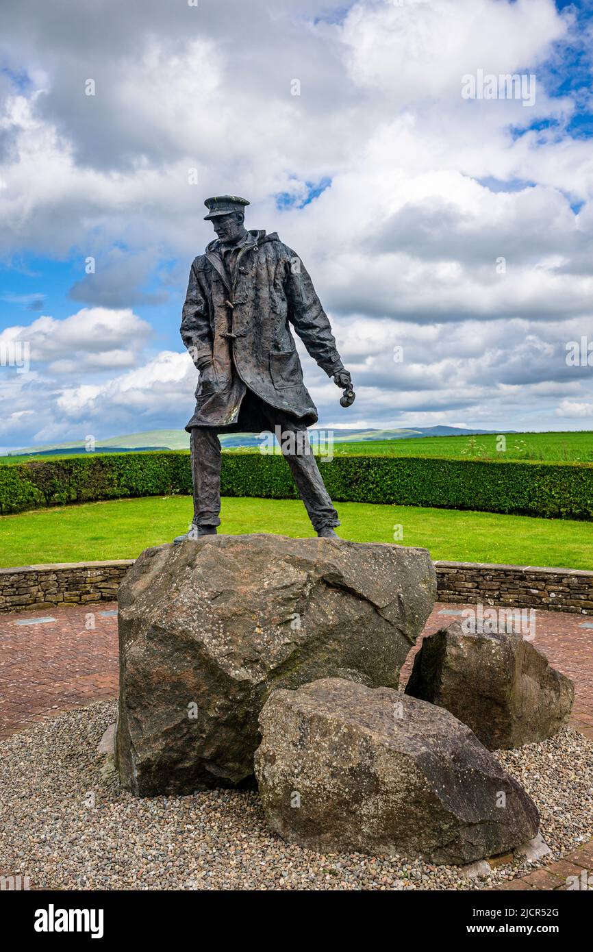Doune, Perthshire, Scotland Memorial to David Stirling, Scottish