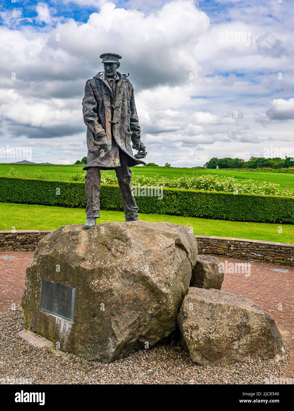 Doune, Perthshire, Scotland Memorial to David Stirling, Scottish