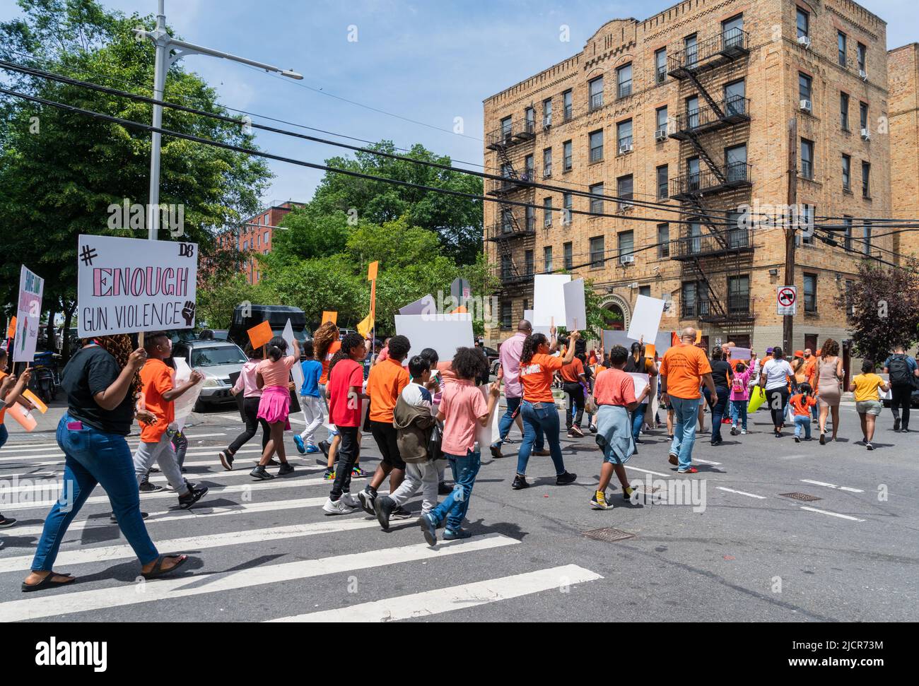 Bronx students, teachers and parents marched through the streets of