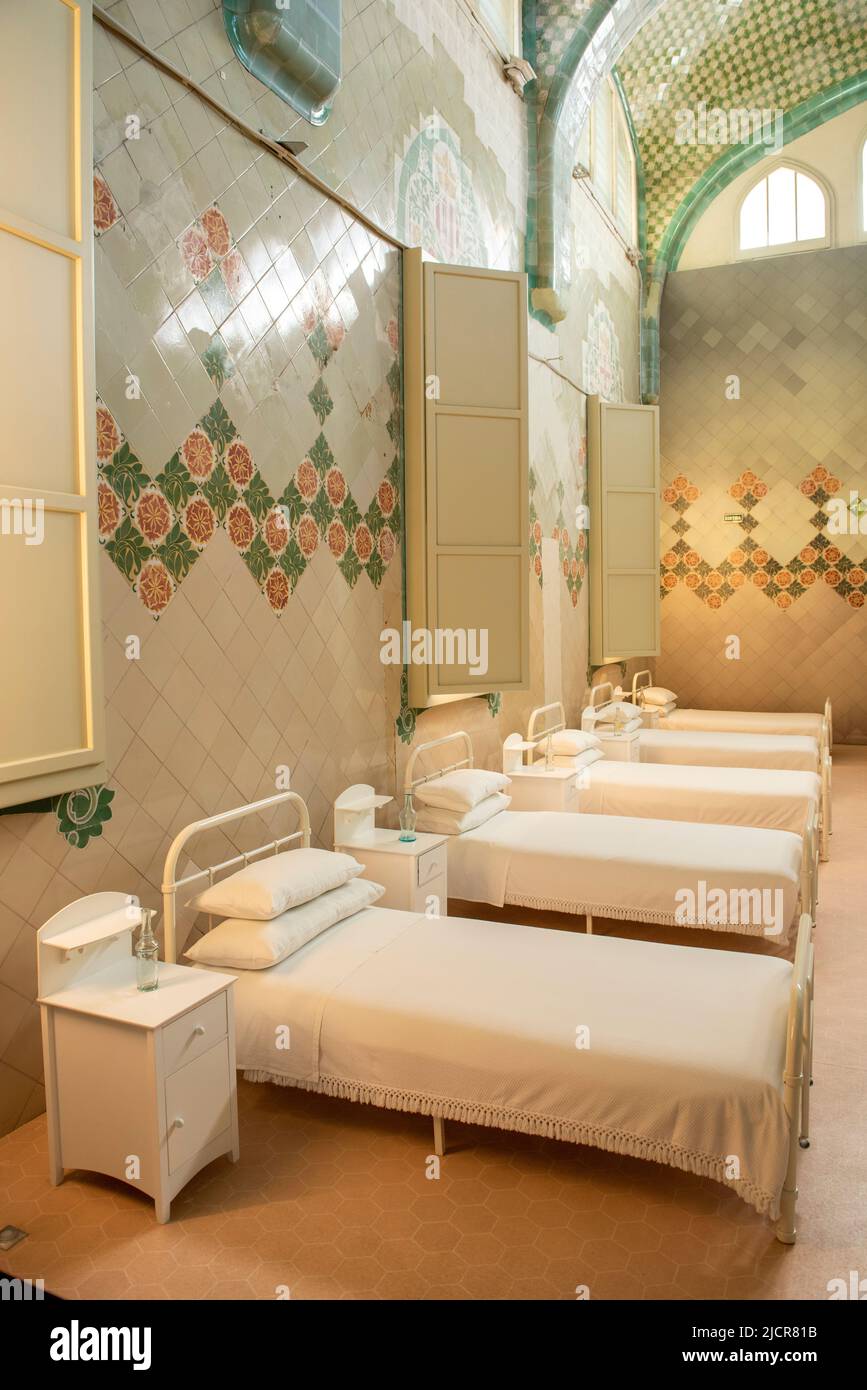 Interior Of Hospital De Sant Pau In Barcelona Spain Stock Photo Alamy Interior Of Hospital De Sant Pau In Barcelona Spain Stock Photo Alamy