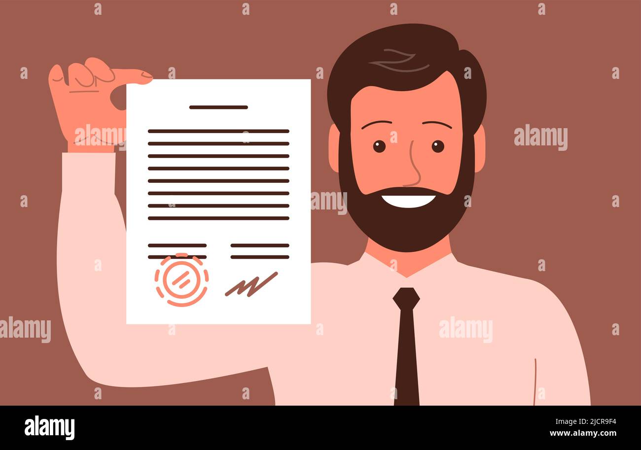 Hand young employee pen Stock Vector Images - Alamy