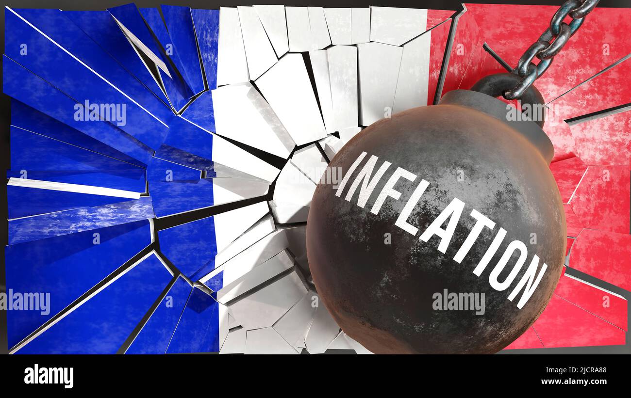 Inflation and France, destroying economy and ruining the nation ...