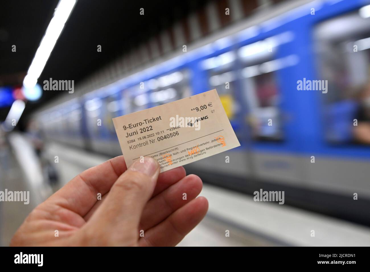 Munich, Deutschland. 15th June, 2022. Thematic image of the nineeuro