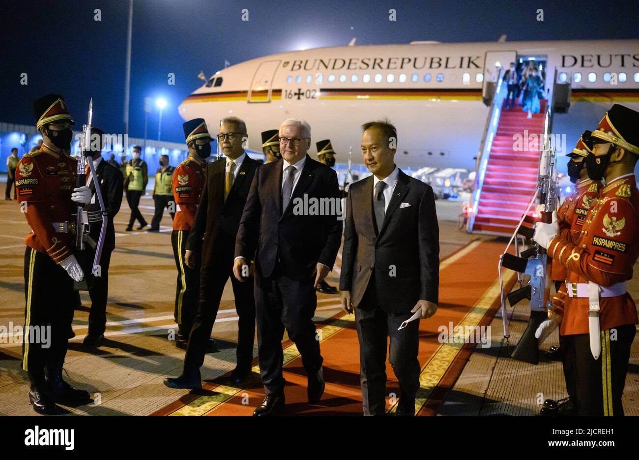 When is the meeting between President Steinmeier and Prabowo?