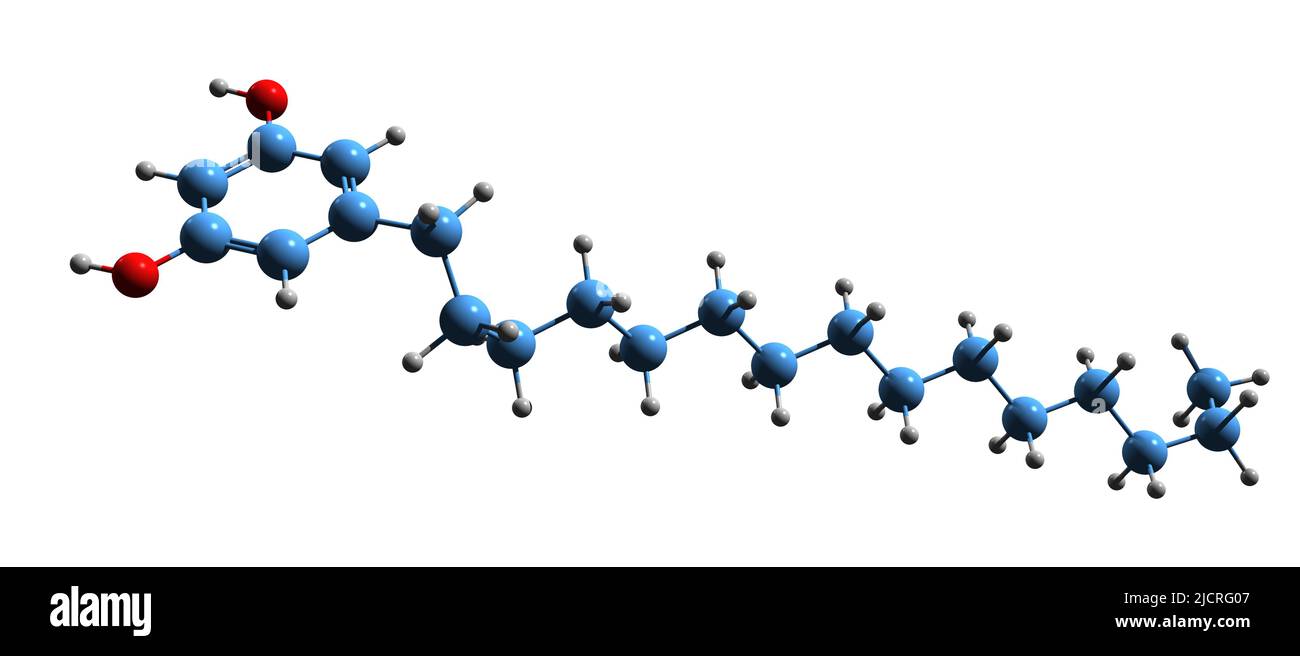 3D image of Adipostatin A skeletal formula molecular chemical