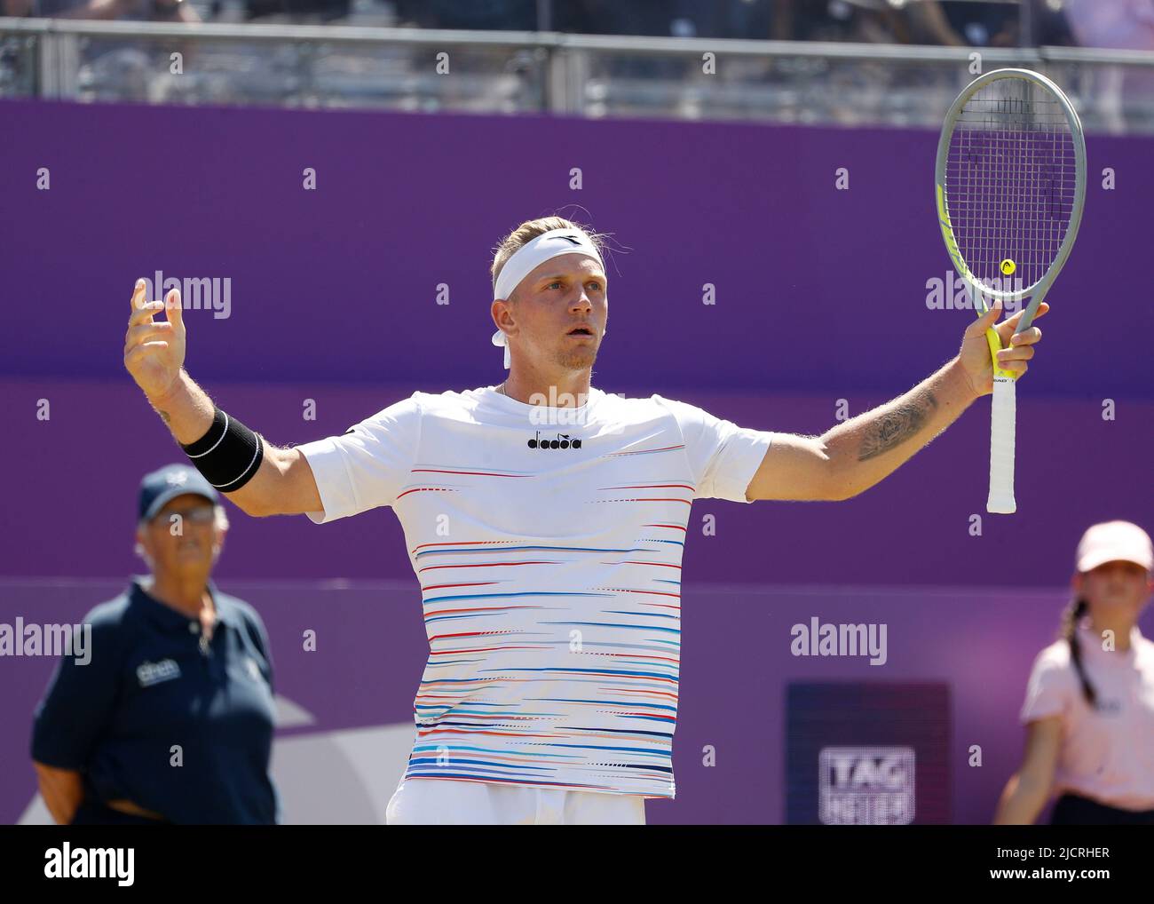 15th June 2022; Queens Club, West Kensington, London, England; Cinch