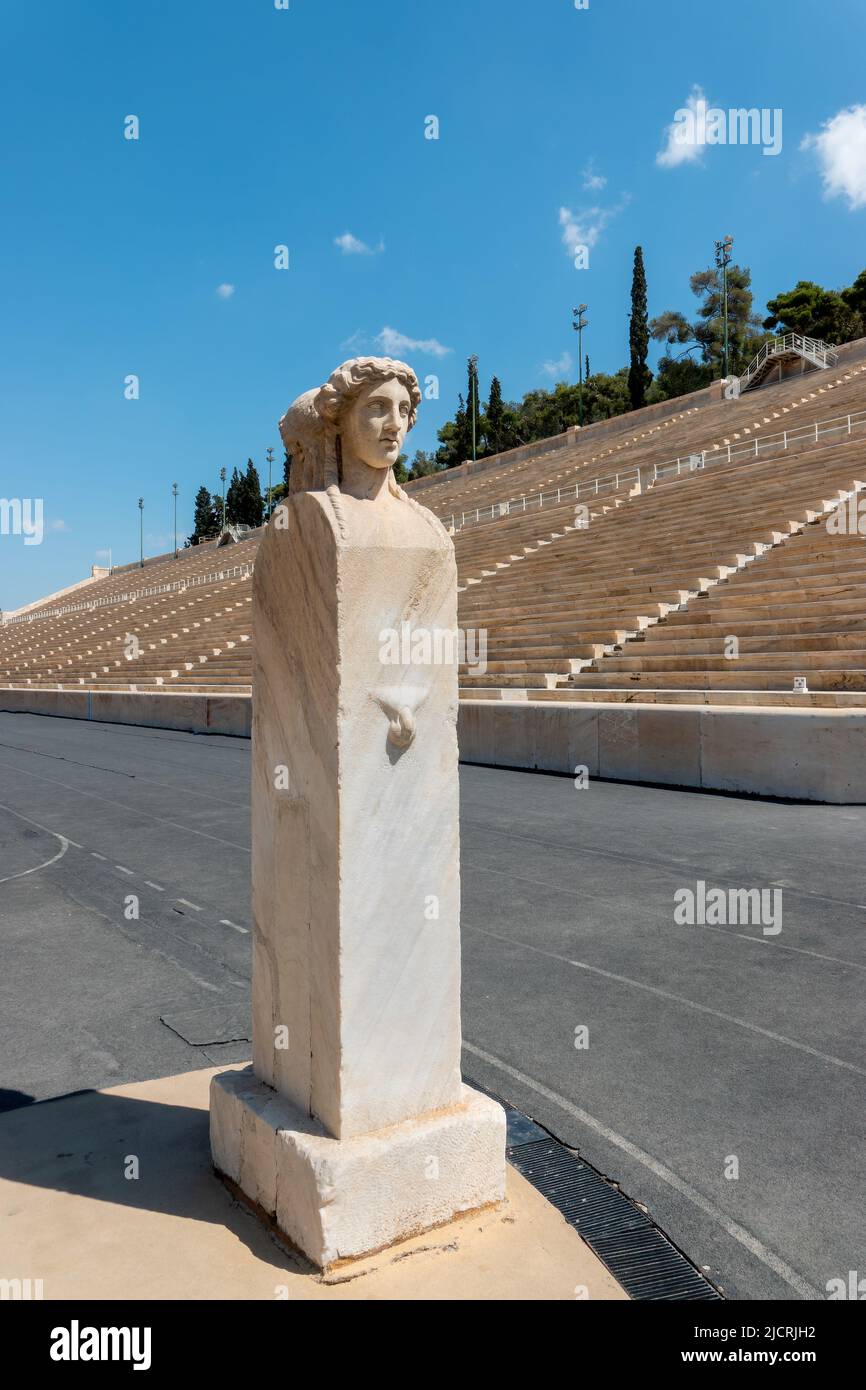 Panathenaic Stadium, Athens, Greece Stock Photo