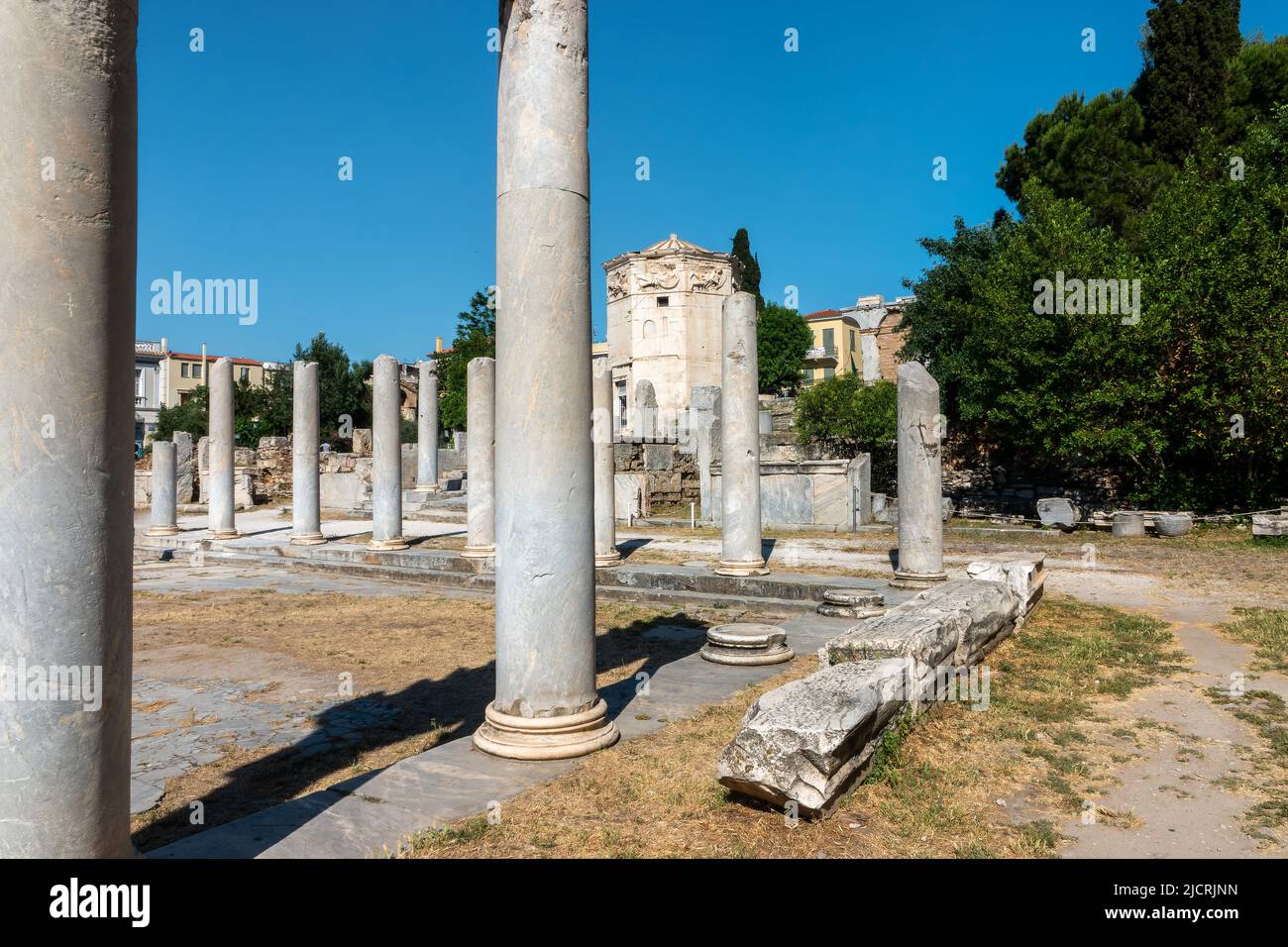 The Roman Agora of Athens Stock Photo
