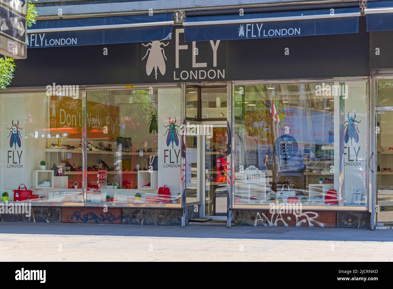 Belgrade, Serbia - June 05, 2022: Fly London Brand Shoes Large Store at  Terzije Street in Capital City Stock Photo - Alamy