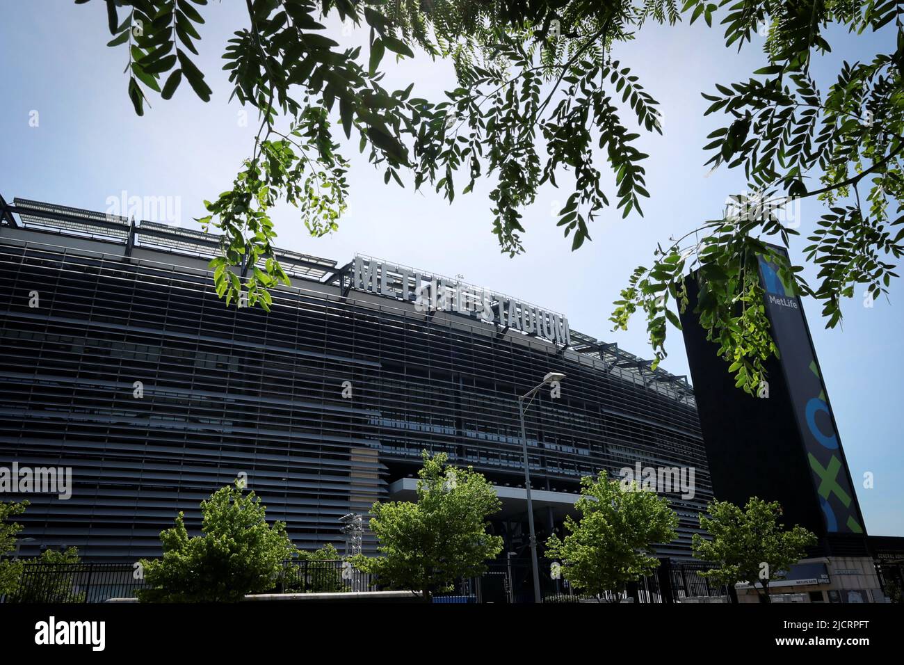 MetLife Stadium is pictured in East Rutherford, New Jersey, U.S. June 15, 2022. REUTERS/Mike Segar Stock Photo