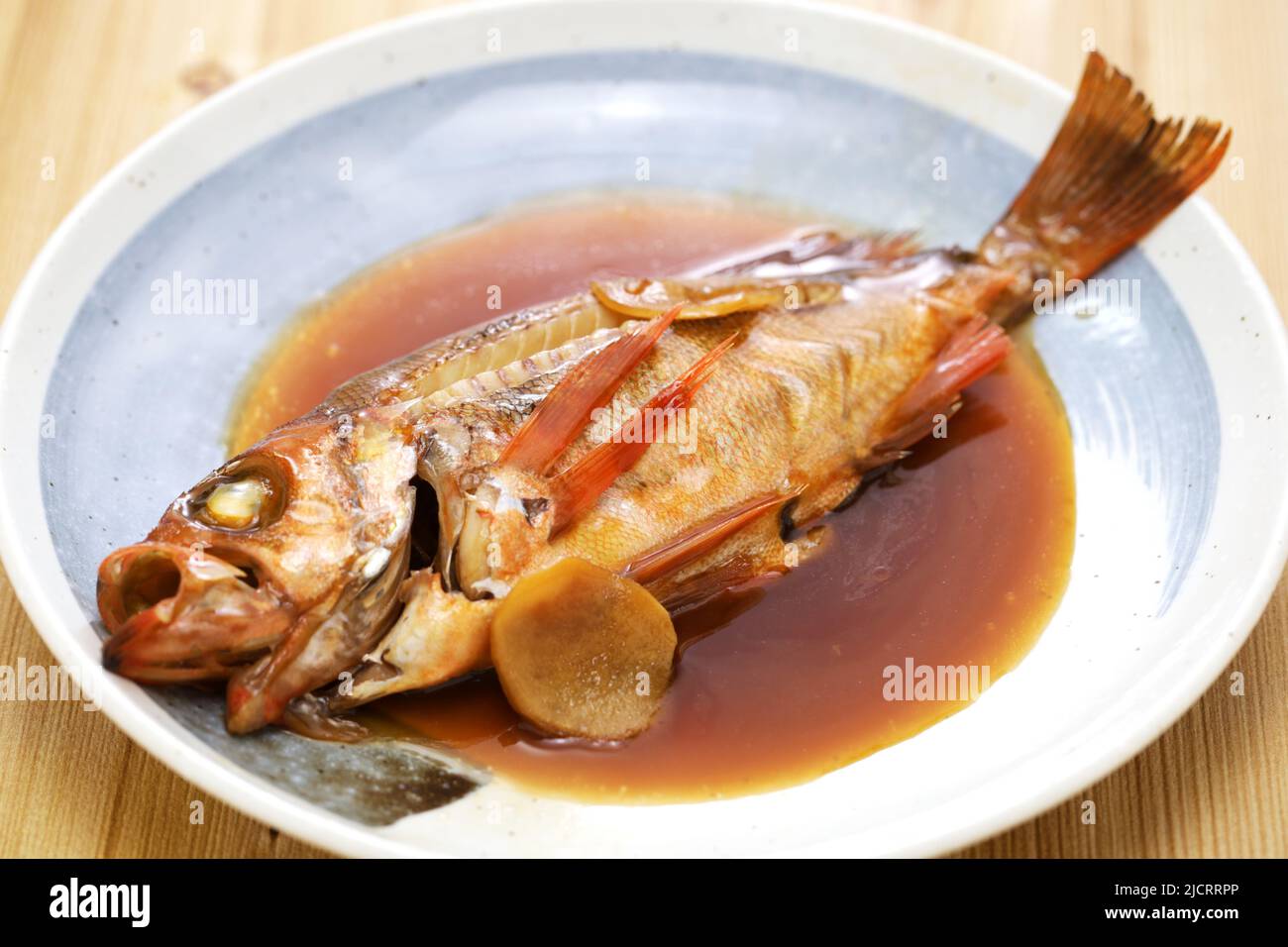 Mebaru no Nitsuke ( simmered rockfish in sweetened soy sauce ), Japanese cuisine Stock Photo Alamy