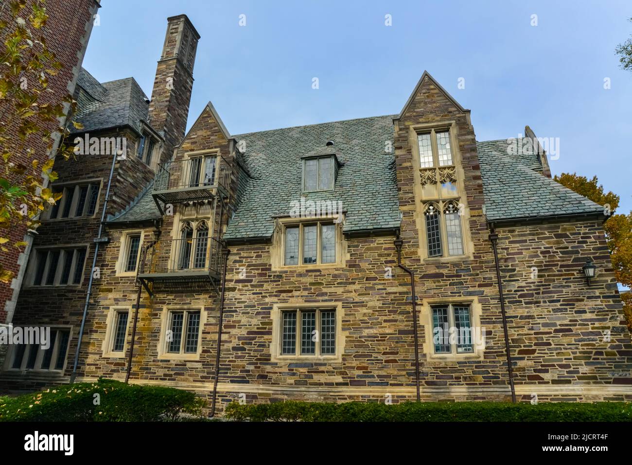 PRINCETON, NJ USA - NOVENBER 12, 2019: Ivy League College Building, Princeton University, NJ USA Stock Photo